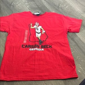 Red Graphic Youth T-Shirt Size L NWT